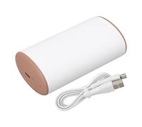 LjwZekyrnt 6000mAh Mini Hand Warmer Two Gears Double Protection USB Charging Pocket Heater for Winter Outdoor (Marrón)