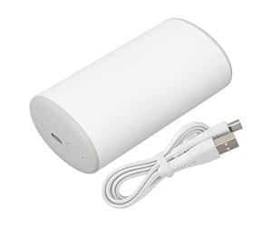 LjwZekyrnt 6000mAh Mini Hand Warmer Two Gears Double Protection USB Charging Pocket Heater for Winter Outdoor (Blanca)