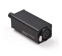 LjwZekyrnt Amp de Auriculares Amplificador estéreo portátil XLR Entrada de 3.5 mm Aleación de Aluminio Negro Músicos adecuados tecladistas