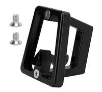 LjwZekyrnt Folding Bicycle Front Bracket Aluminum Alloy Bike Bag Rack Mount Base for Brompton (Negra)