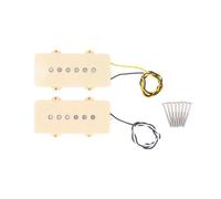 LjwZekyrnt Juego de recolección de Guitarra eléctrica de 2pcs Alnico 5 Clear Sound Single Coil Set para Jazzmaster