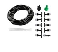 LjwZekyrnt Kit de riego por nebulización DIY de 10 m/32,8 pies con boquillas de manguera Conectores rápidos de autorriego Tubo de distribución para plantas Invernadero Patio