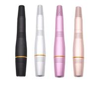 LjwZekyrnt Kit de taladros eléctricos para uñas, 20000 RPM, velocidad de rotación ajustable, juego de máquina de lima de uñas portátil USB con puntas de pulido reemplazables (Rosa)