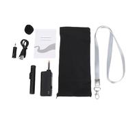 LjwZekyrnt Micrófono inalámbrico 2.4G con reducción de Ruido Mini micrófono portátil con Banda para el Cuello para enseñar Karaoke Transmisión en Vivo al Aire Libre Alcance de 30 (1 por 1)