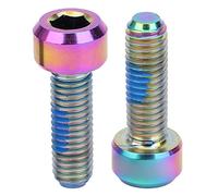 LjwZekyrnt Mountain Bike Stem Screw Titanium Alloy Road Bicycle Seat Tube Clip Ring Fixed Accessory