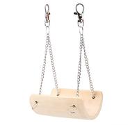 LjwZekyrnt Small Animals Hamster Wood Swing Pet Funny Hanging Toy Cage Toys