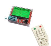 LjwZekyrnt -T10H Medidor de transistores Probador de resistencia de capacitancia multifunción Pantalla grande Medidor de transistores con pantalla gráfica para diodo Condensador (Versión de batería