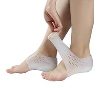 LJXiioo La Fascitis Plantar Aumento de la Altura de la Manga Talones, taloneras Ascensor Invisibles, Cojines del talón del Gel del Amortiguador Grande para los Hombres y de Las Mujeres,5CM