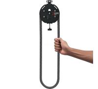 LjyAeono Dispositivo de Poleas para Gimnasio en Casa, Máquina de Cable de Resistencia Ajustable para Entrenamiento de Cuerpo Completo, Entrenador de Cuerda sin Fin