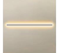 LJYKBFL Aplique de Pared LED Minimalista de 80 cm de Largo, Regulable, Lineal, para Interiores, para Pasillo, Dormitorio y Sala de Estar. Lámpara de Techo empotrada Moderna, Acabado Blanco.