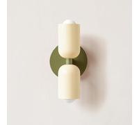 LJYKBFL Lámpara de Pared nórdica de Doble Cabezal E26, luz cálida, Ideal para Dormitorio, diseño Moderno, luz de Lectura Ajustable, Elegante Accesorio de iluminación.