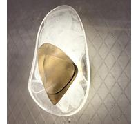 LJYKBFL Lámparas de Pared LED, Apliques de Pared con diseños Decorativos, Acabado Dorado, iluminación Moderna para escaleras y Salas de Estar - Elegantes luminarias Blancas