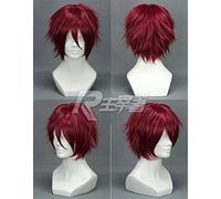 LJYNB Anime Hiiro No Kakera Onizaki Takuma peluca corta roja disfraz de Cosplay Onizaki Takuma pelucas de pelo de fibra resistente al calor