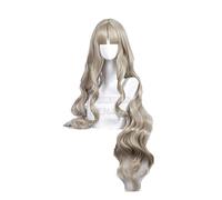 LJYNB en las 556 pelucas Kokoro 90cm de largo ondulado pelo sintético Perucas Cosplay peluca + gorro de peluca gratis
