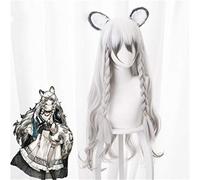 LJYNB Juego Arknights Cosplay pelucas Pramanix fibra de alta temperatura pelo sintético Snow Leopard Halloween fiesta Anime disfraz peluca