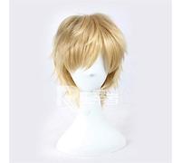 LJYNB Love Live Perfect Dream Project Cosplay peluca Kano Syuya Golden Short High Temperature Fiber Hair Halloween Party Disfraz Pelucas