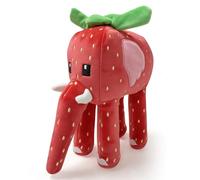 LJYpsam Elefante de Fresa Peluche, Peluche Italiian Braiinrot, Italiian Braiinrot Soft Plush Toy Suave para Adultos, Fans y Decoración del Hogar Colección y Entusiastas