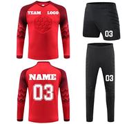 LJYTMZ Camiseta De Portero Personalizada para Niños, Camisetas De Portero Personalizadas para Hombres con Nombre De Número, Logotipo del Equipo, Camiseta De Portero