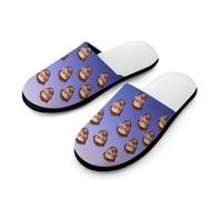 LJYTMZ Generico Uomo in Cotone Inverno - Ciabatte con Comoda Imbottitura in Memory Foam - Ciabatte da Casa Comode Invernali da Camera per Uomo e Donna
