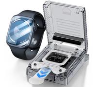 LK 4 protectores de pantalla de TPU para Apple Watch SE 3 / SE 2 / SE / 6/5/4 44 mm y Apple Watch Series 9/8/7 45 mm Protector de pantalla, protección contra arañazos, función de autocuración, sin