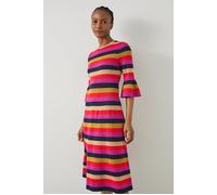 LK Bennett Alice Metallic Midi Dress Rainbow Talla: M | Vestidos Midi Outlet | Mujer