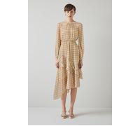 LK Bennett Bea Block Midi Dress Multicolor Talla: 10 | Vestidos Midi Outlet | Mujer