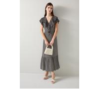 LK Bennett Daphne Polka Maxi Dress Black/cream Talla: 16 | Vestidos Maxi Outlet | Mujer | Negro
