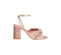 LK Bennett Eliana Plisse Sandal Pink Talla: 35 | Chancletas Outlet | Mujer | Rosa