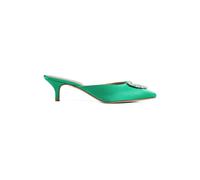 LK Bennett Estella Heart Mule Green Talla: 36 | Zapatos de Mula Outlet | Mujer | Verde