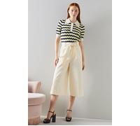 LK Bennett Lena Wide-leg & Flared Jeans Cream Talla: 36 | Pantalones Outlet | Mujer | Blanco