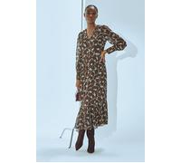 LK Bennett Lucian Teired Shirt Dress Brown Talla: 8 | Blusón Outlet | Mujer | Marrón