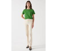 LK Bennett Tj Vita Tape Trim T-shirt Green Talla: S | Camisetas de Seda Outlet | Mujer | Verde