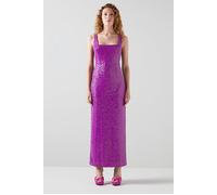 LK Bennett Winter Maxi Dress Violet Talla: 10 | Vestidos Maxi Outlet | Mujer | Púrpura