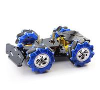 LK COKOINO 4WD Mecanum Wheel Smart Car Robot Chasis para Arduino UNO/Raspberry Pi 4B Proyectos con motor TT, kit de base de construcción de robot DIY para adolescentes y adultos