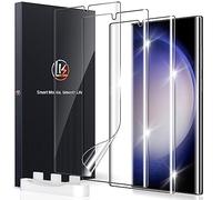 LK Samsung Galaxy S23 Ultra 5G Película Protectora, 3 Piezas TPU Suave, Full 3D Pantalla Curva, HD Transparente