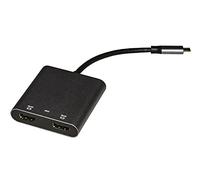 LKADAT135 Link Adaptador USB-C Macho - 2 Puertos HDMI Hembra para Dos vídeos o TV