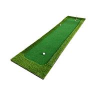 LKAMCBZMF Esterilla de práctica de Golf con Base de Goma Res Indoor Outdoor Golf Putting Mat Synthetic Turf with 6 Practice Balls 50-100x300cm(A,50x300cm)