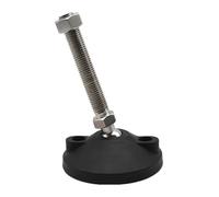 LKAMCBZMF Niveladores de Muebles Pies, Patas Niveladoras Ajustables for Muebles, Vaso De Plástico Antideslizante M8 M10 M12, 8 Uds(D50xm12x150)