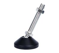 LKAMCBZMF Niveladores de Muebles Pies, Pies Niveladores Ajustables for Muebles, 8 Uds., Giratorios Roscados Negros M8 M10 M12 M16(D60xm12x100)