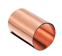 LKAMCBZMF Rollos de Cobre Suave y Puro, Pure Copper Metal Sheet Foil Plate Multiple Sizes 1pc(Thickness 0.5mm,50x1000mm)