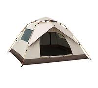 LKAMCBZMF Tiendas de Campamento, Tienda de campaña automática emergente con Lona Impermeable y Ventanas de Malla de Varios tamaños(3-4 People)