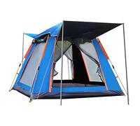 LKAMCBZMF Tiendas de Campamento, Tienda de campaña emergente for 2-4 Personas, Impermeable, 2 Puertas, 2 Ventanas, instalación en 3 Segundos, Multicolor, Varios tamaños(BLU,Small)