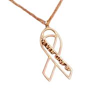 LKBEADS Collar con colgante minimalista Nunca te rindas de plata de ley 925 con forma elegante y cadena de cable de 45 cm (18 pulgadas) chapada en oro. Joyería con significado |LKD_3DM_00601