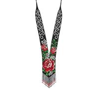 LKBEADS Collar floral ucraniano Gerdan con cuentas de semillas, joyería tradicional multicolor hecha a mano, joyería ucraniana con cuentas |LK_UKRN_0271