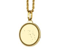 LKBEADS Medallón redondo de plata de ley 925 grabado con mapa de las Islas Marshall, colgante de 25 mm, chapado en oro, para viajes, ciudad, país, joyería unisex |LK_EGMP_0035