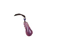 LKDCNUP Collar talismán, Colgante Feng Shui, Emperador De Hielo, Calcedonia Púrpura, Gota De Agua, Colgante De Jade, Mujer, Moda Noble, Simple, Salvaje, Elegante, Collar, Desgaste De Jade