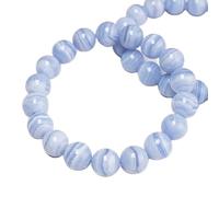 LKDCNUP Pulsera de la suerte, Pulsera de ágata azul mil capas moda con personalidad