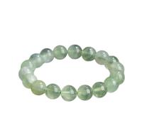 LKDCNUP Pulsera de la suerte, Pulsera de piedra uva for mujeres y hombres, cuentas sueltas, verde fluorescente, pulsera degradadas