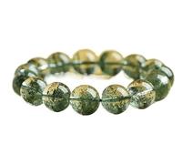 LKDCNUP Pulsera de la suerte, Pulsera elástica hecha a mano con piedras preciosas for hombres y mujeres, pulsera cuentas de, 0.315 in