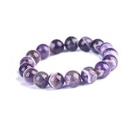 LKDCNUP Pulsera de la suerte, Pulseras con cuentas de cristal for mujer, pulsera elástica piedras preciosas, joyería piedra, cumpleaños, San Valentín